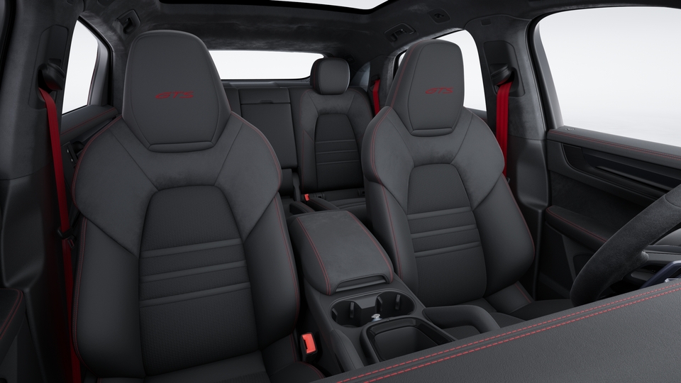 Paquete interior GTS en color Rojo Carmín