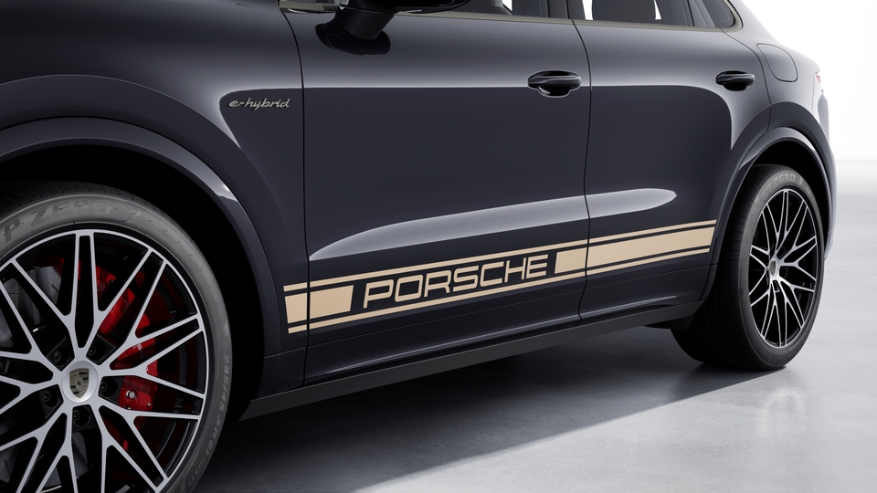 Dekorativní boční logo 'PORSCHE' neodymové