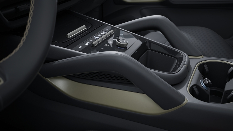 Leather Interior in Black with Turbonite Accents