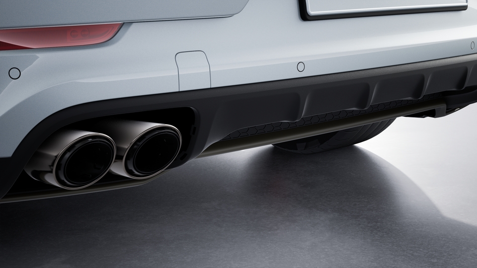 Sports tailpipes in Dark Bronze