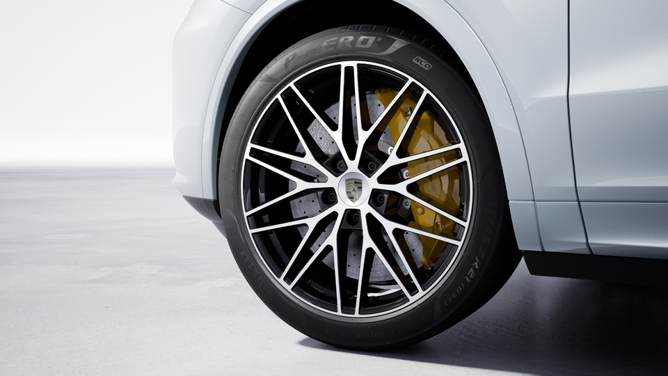 Porsche Ceramic Composite Brake (PCCB), Bremssättel gelb