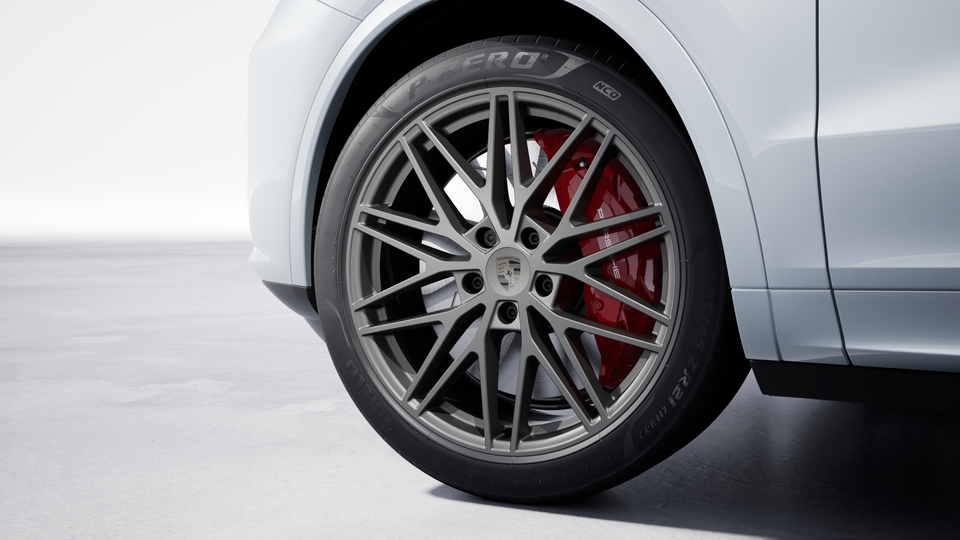 21-inch RS Spyder Design wheels painted in Vesuvius Grey