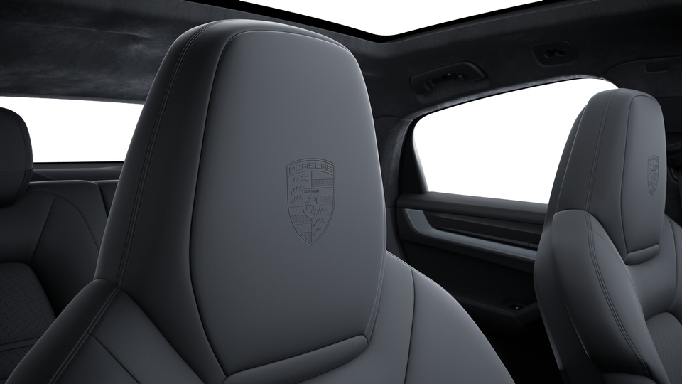 Porsche Crest on headrests