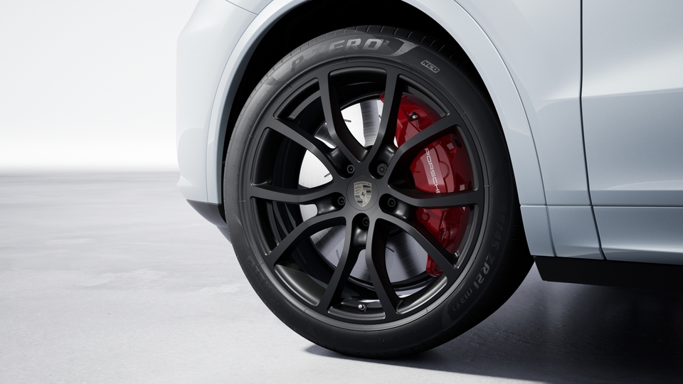 21-inch Cayenne Exclusive Design wheels in Black (silk gloss)