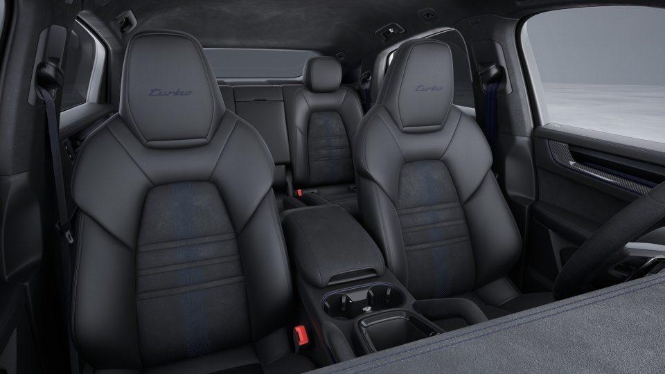 GT interior package with contrast stitching in Deep Sea Blue