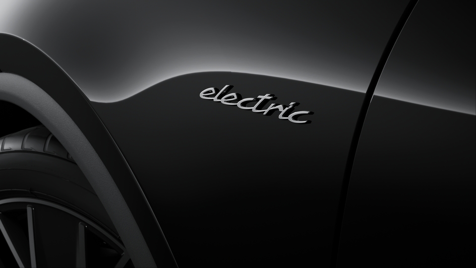 Model Designation on Rear and "electric" Logo on Side in Silver
