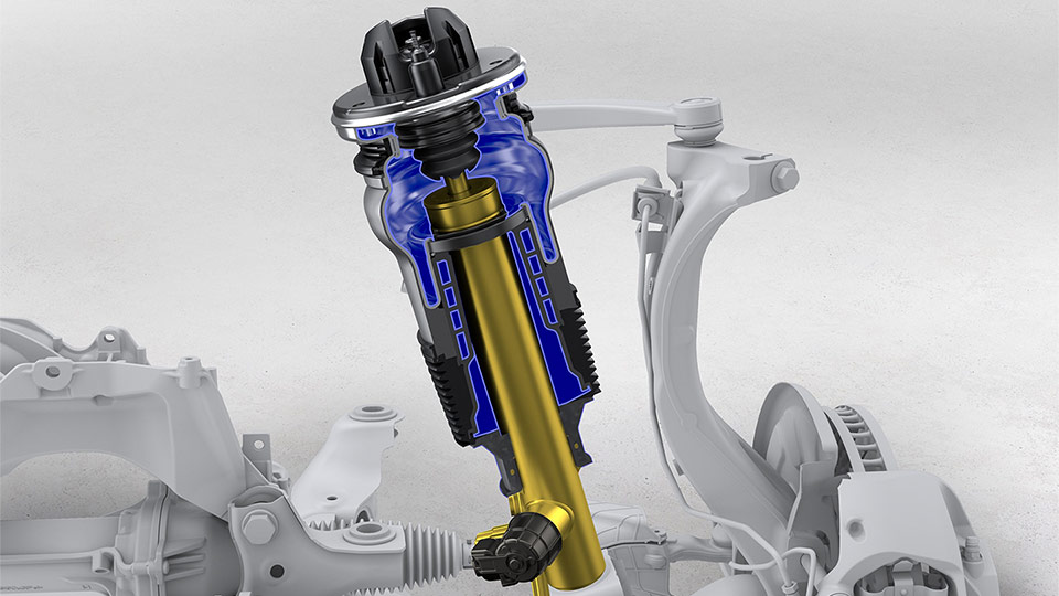 Adaptive Air Suspension incl. Porsche Active Suspension Management (PASM)