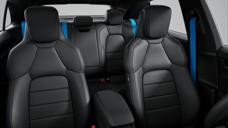 Seat Belts in Arctic Blue