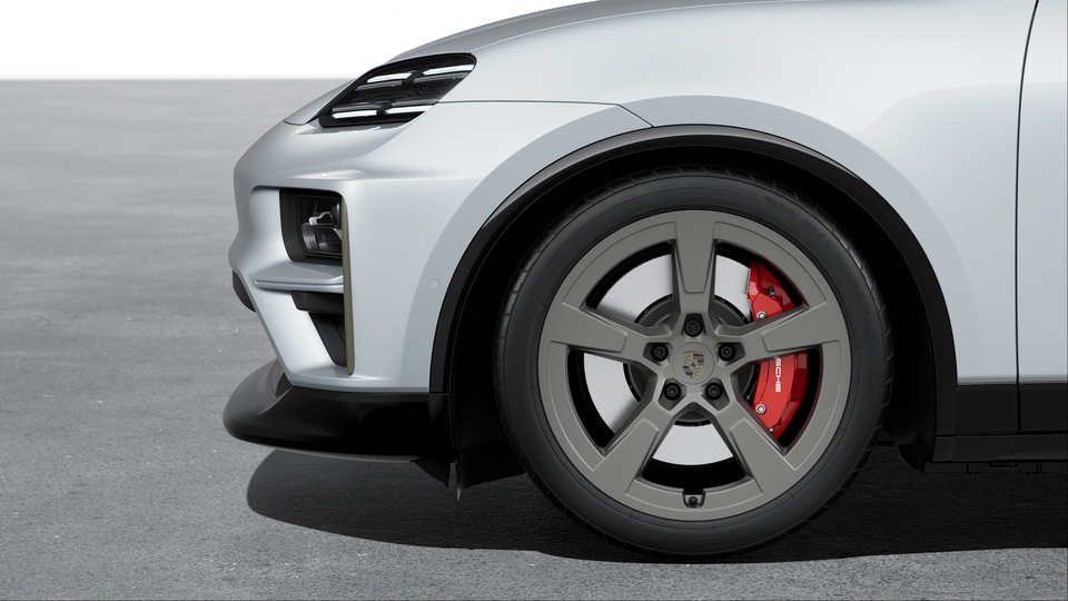 21-inch Macan Offroad Design Wheels painted in Vesuvius Grey