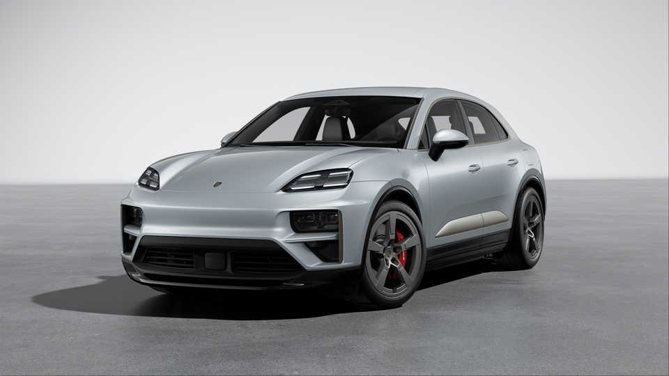 21-дюймові колеса Macan Offroad Design, пофарбовані в колір Vesuvius Grey