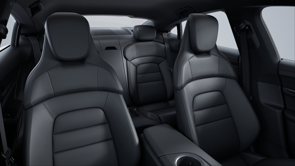 Leather Interior, Smooth-Finish Leather, Black