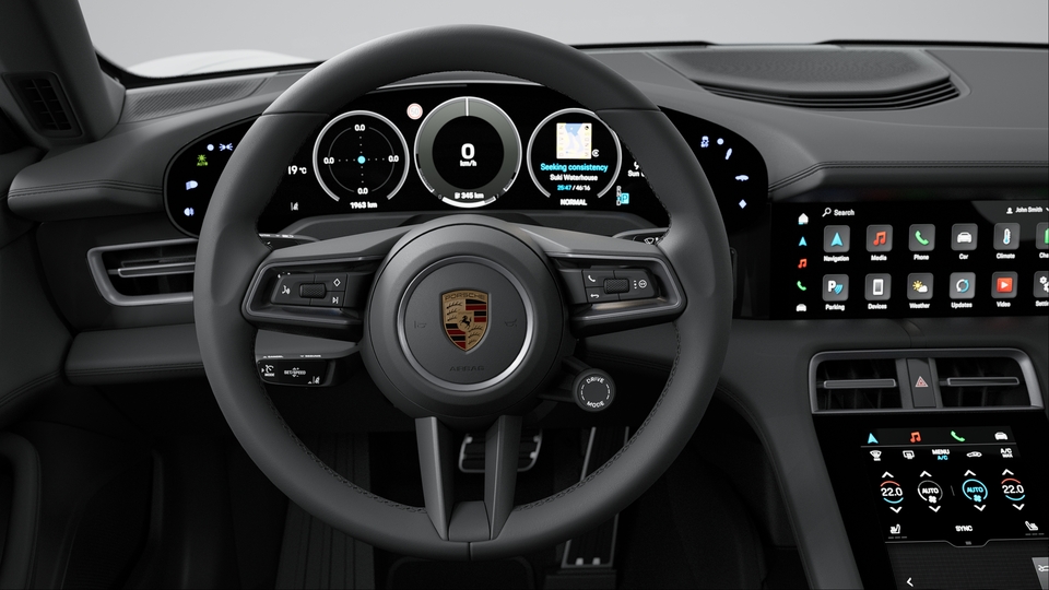 Multifunction steering wheel in Leather including Mode Switch