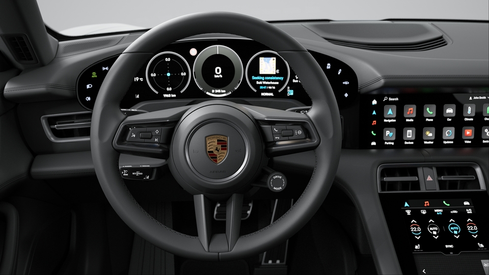 Multifunction steering wheel in Leather including Mode Switch