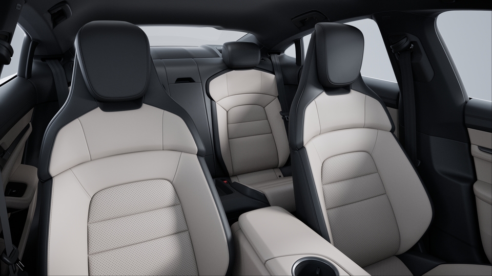 Two-Tone Leather Interior, Smooth-Finish Leather, Black/Chalk Beige