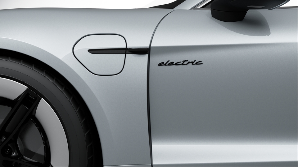 Model Designation on Rear and "electric" Logo on Doors in High Gloss Black