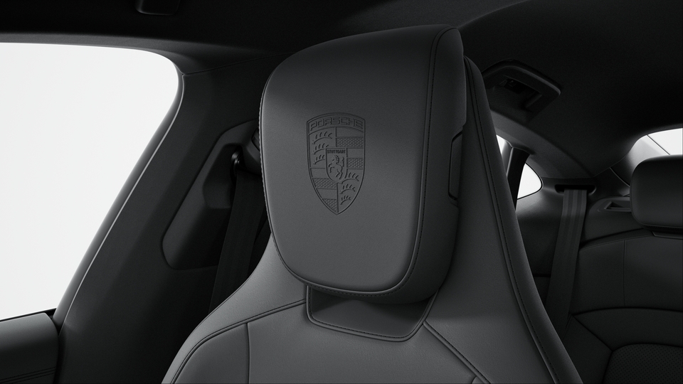 Porsche Crest on Headrests (Front)