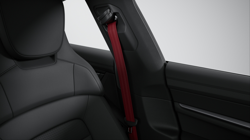 Seat Belts Bordeaux Red