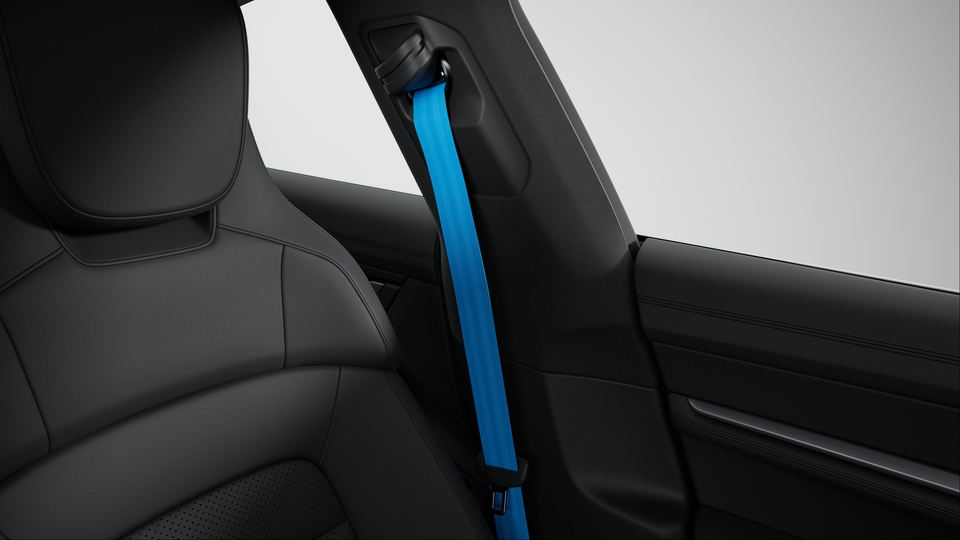 Seat Belts in Arctic Blue