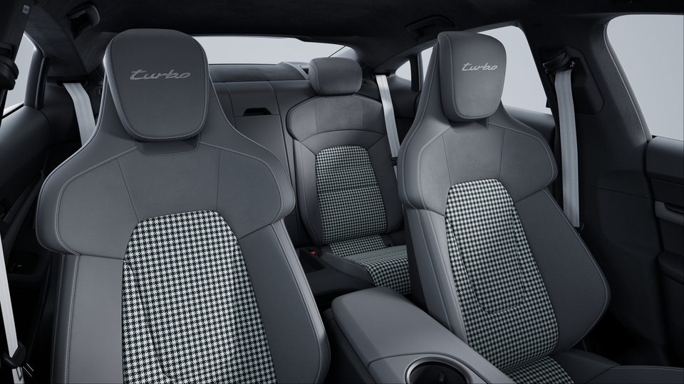 Race-Tex Interior in Slate Grey with Pepita Seat Centers
