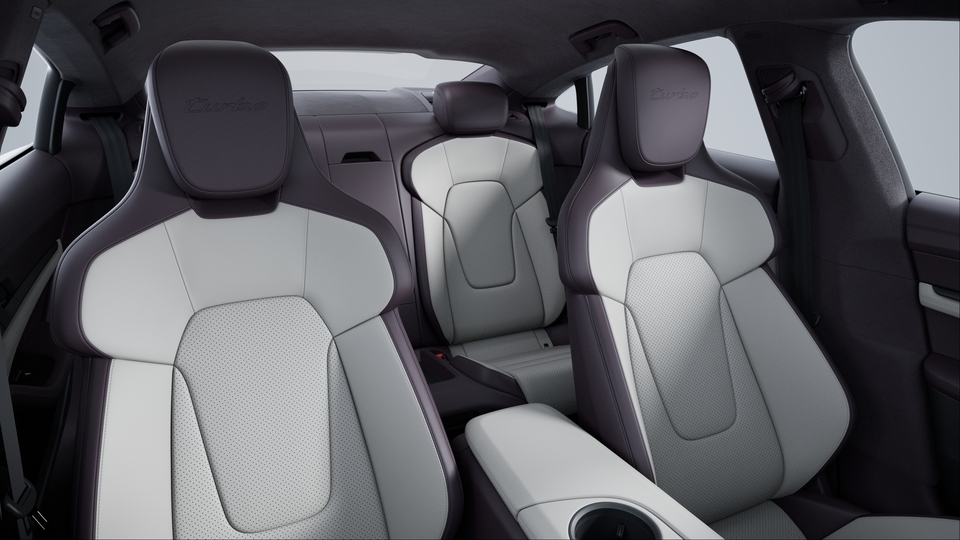 Two-Tone Leather Interior, Smooth-Finish Leather, Bramble/Crayon