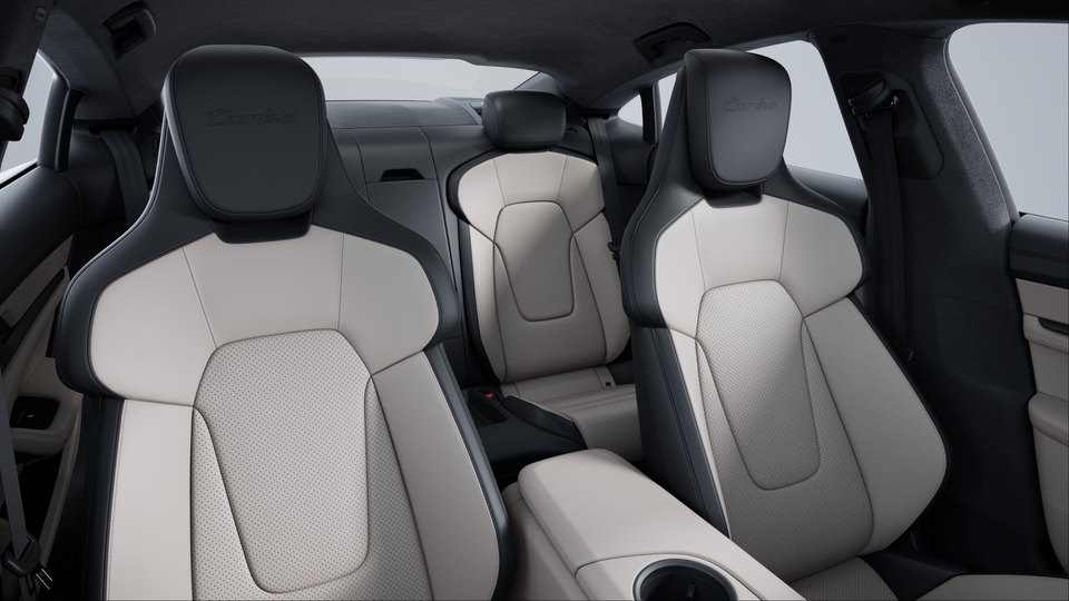 Two-Tone Leather Interior, Smooth-Finish Leather, Black/Chalk Beige