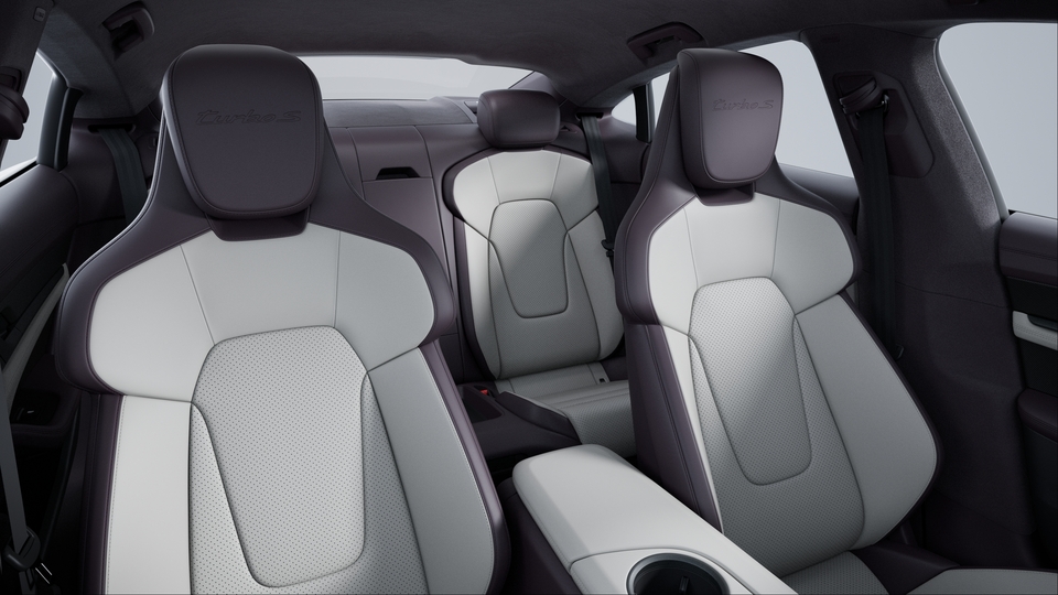 Two-Tone Leather Interior, Smooth-Finish Leather, Bramble/Crayon