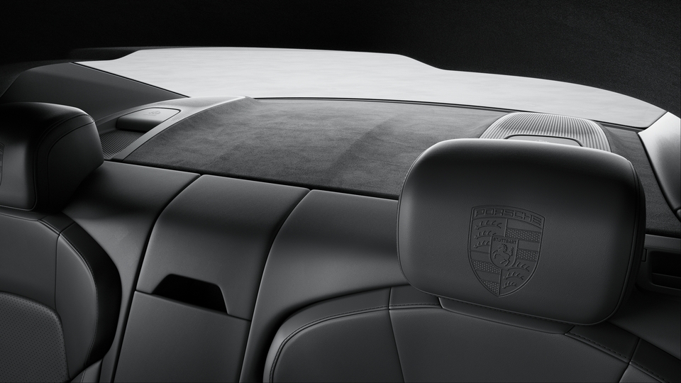 Porsche Crest on Headrests