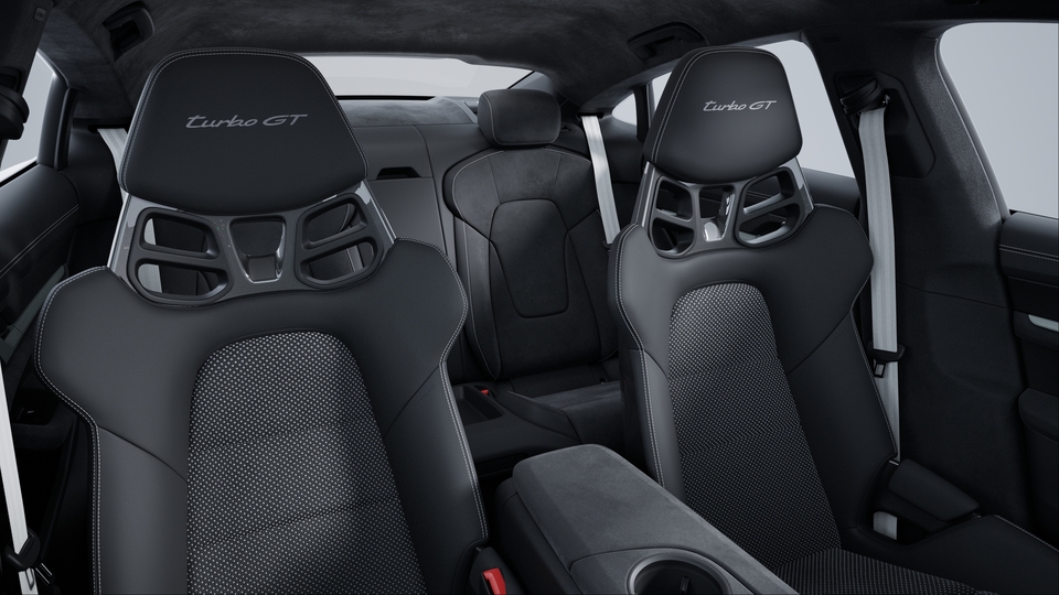 Race-Tex interior package in Black with GT Silver