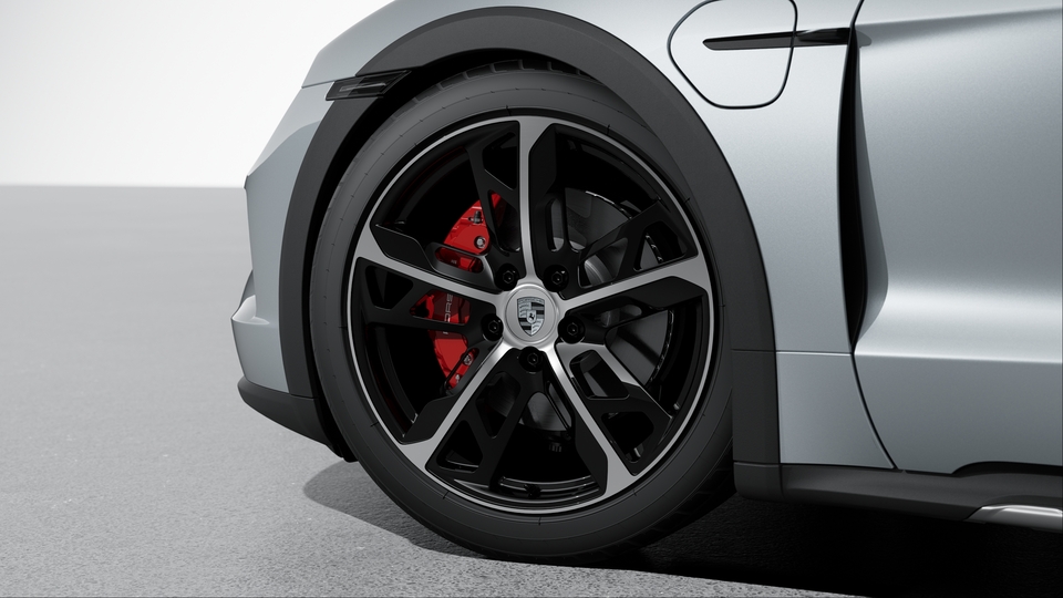 Brake system with Brake Calipers in Red