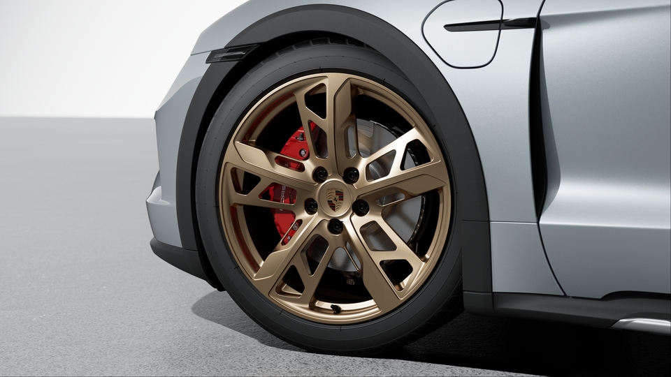 Wheels painted in Neodyme