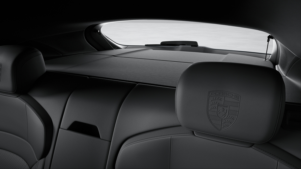 Porsche Crest on Headrests  (Front and Outer Rear Seats)