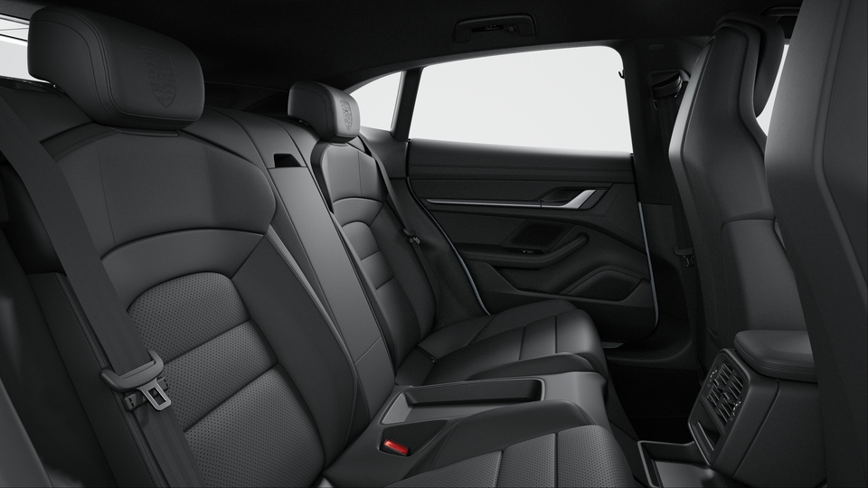 Porsche Crest on Headrests  (Front and Outer Rear Seats)