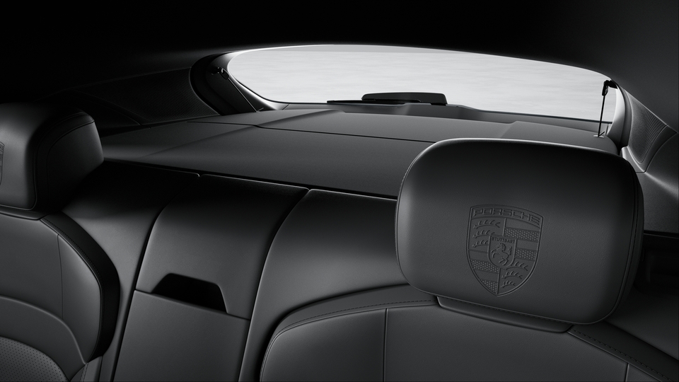 Porsche Crest on Headrests  (Front and Outer Rear Seats)