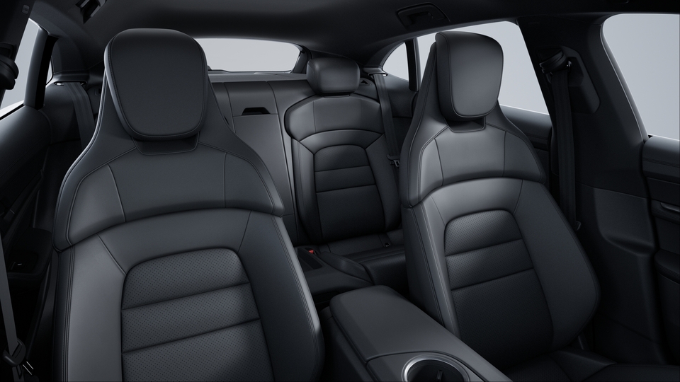 Leather Interior, Smooth-Finish Leather, Black