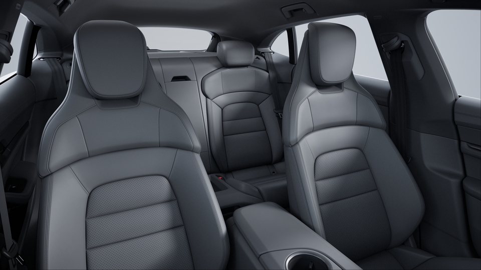 Leather Interior, Smooth-Finish Leather, Slate Grey