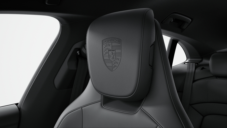 Porsche Crest on Headrests (Front Seats)