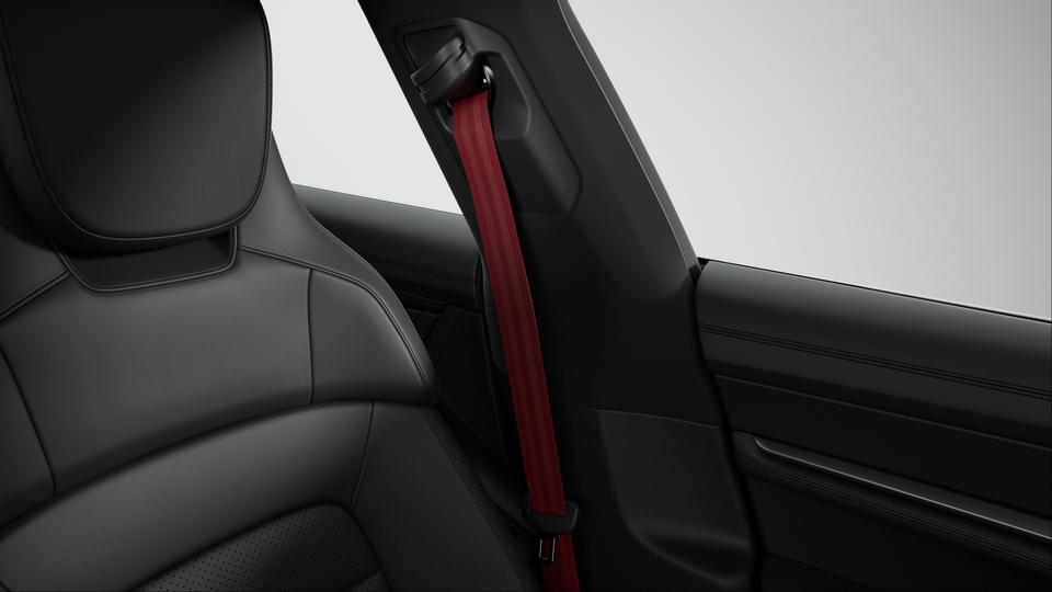 Seat Belts Bordeaux Red