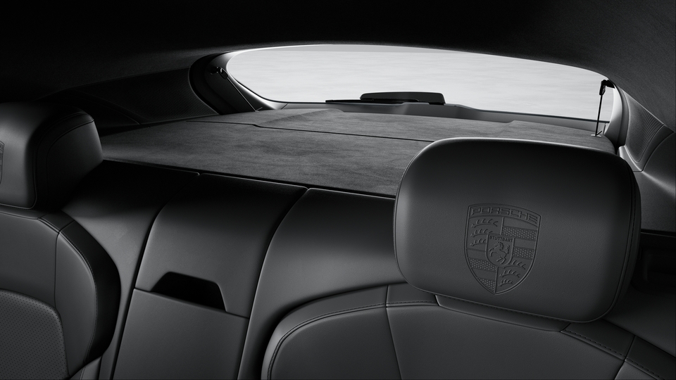 Porsche Crest on Headrests  (Front and Outer Rear Seats)