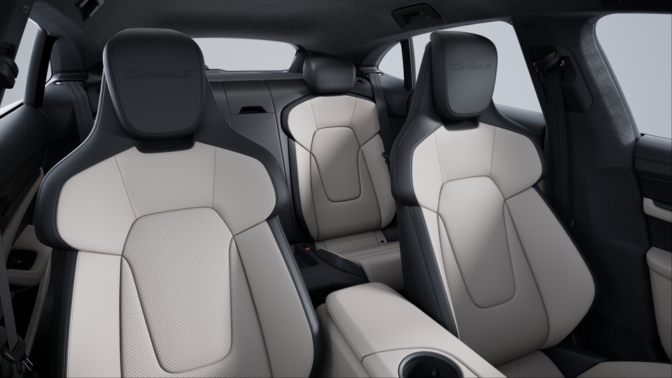 Two-Tone Leather Interior, Smooth-Finish Leather, Black/Chalk Beige