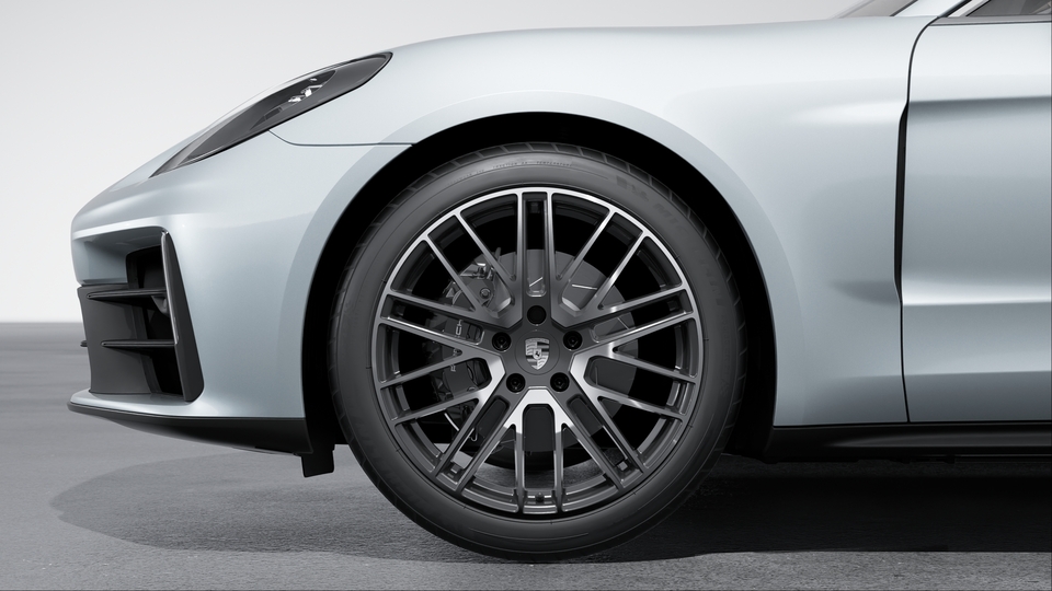 Brake system with brake calipers in Black