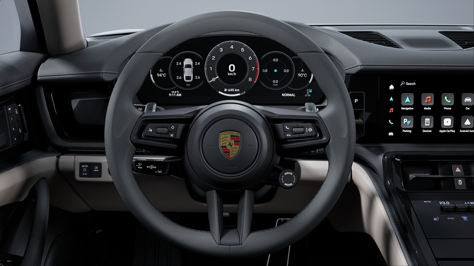 Heated Sports steering wheel with Mode-switch