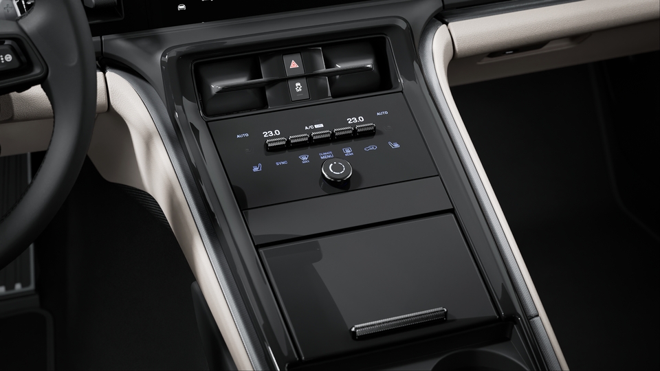 Four-zone automatic climate control