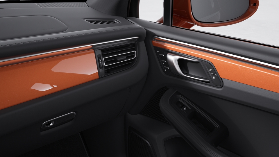 Interior package painted in exterior colour
