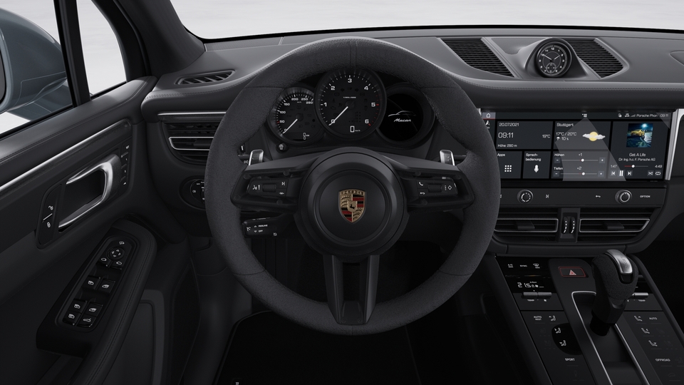 Volante GT-Sport multifunción calefactable con aro en Race-Tex