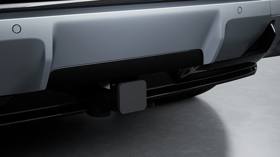 Trailer hitch without tow ball