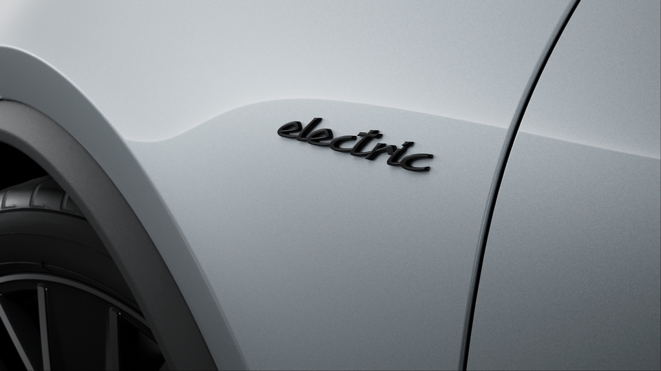 Logo « electric » peint en Noir Brillant