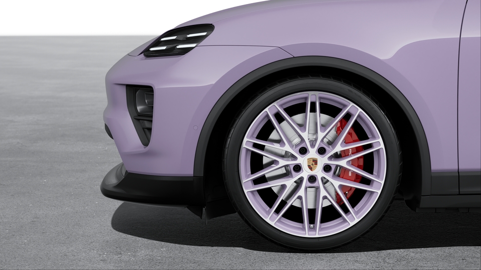 Wheels painted in exterior colour