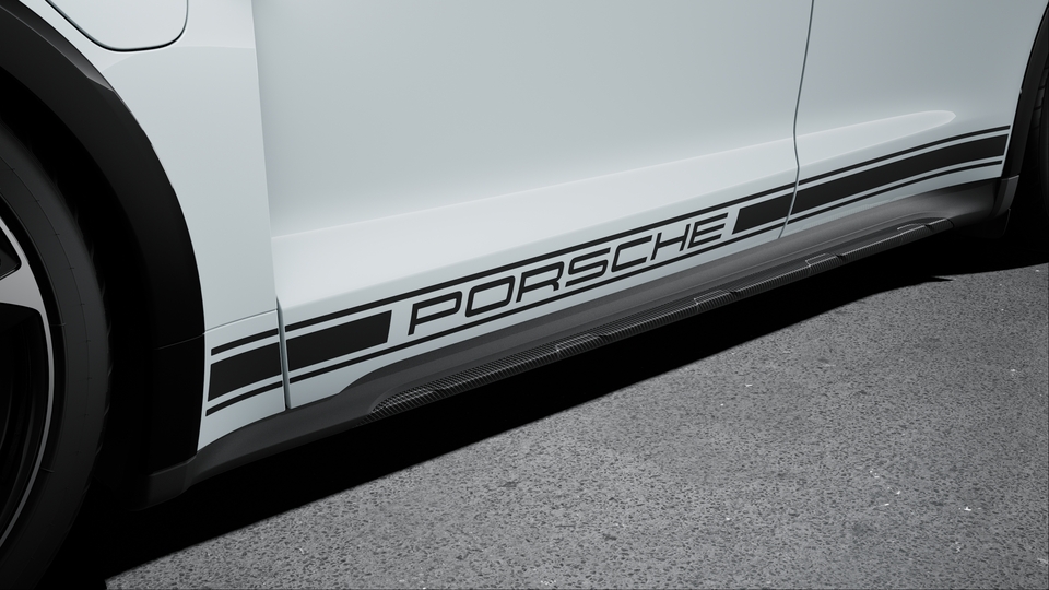 Sidelogo 'PORSCHE', sort