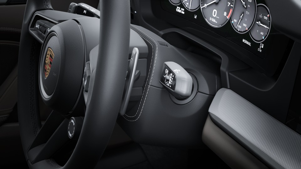 Steering column casing leather