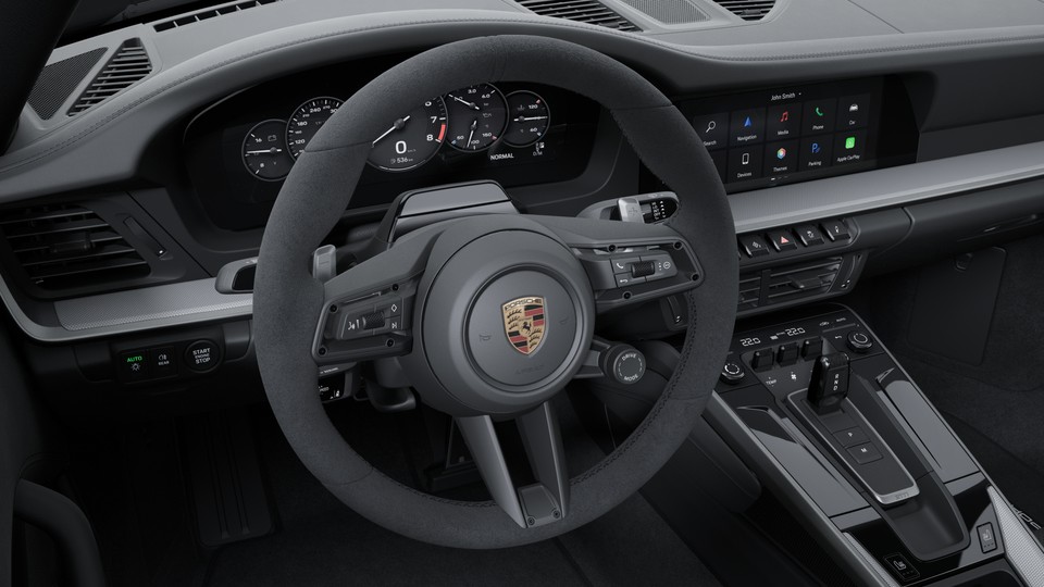 Heated GT sports steering wheel Race-Tex